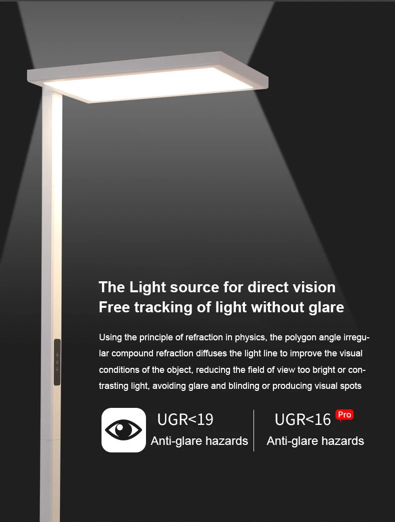 Full-spectrum table lamp anti-vertigo non-stroboscopic study special study painting office bedroom living room table lamp