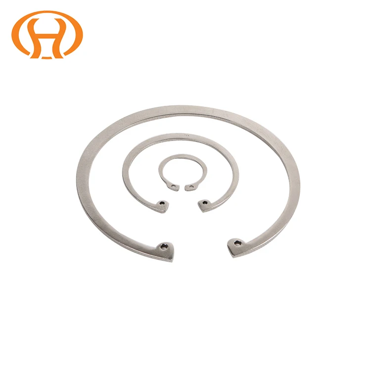 Customized DIN 472 471 304 316 17-7PH Inconel X 750 718  Snap Ring With Spring Clip Retainer Circlip