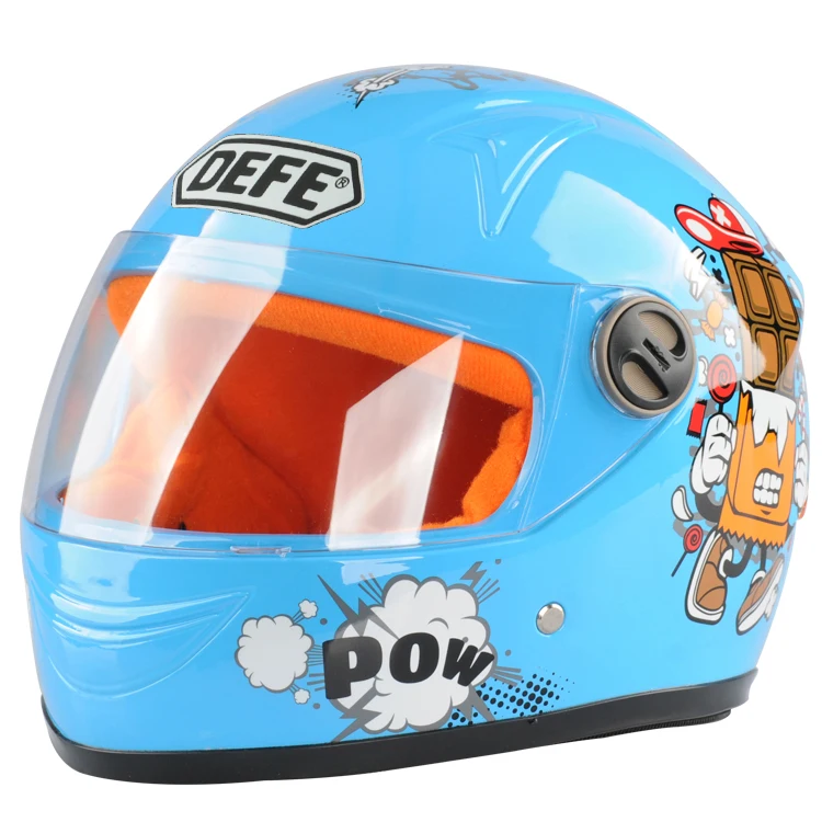 
High quality cartoon kid helmet motorcycle cute children full face helmet 