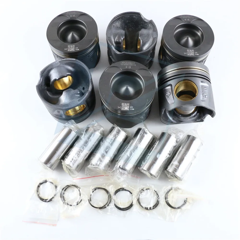 Бесплатная доставка Поршень двигателя Ben z OM642 OM642.826 6420307617 6420308217 A6420308217 A6420302018 W166 X166 12-18