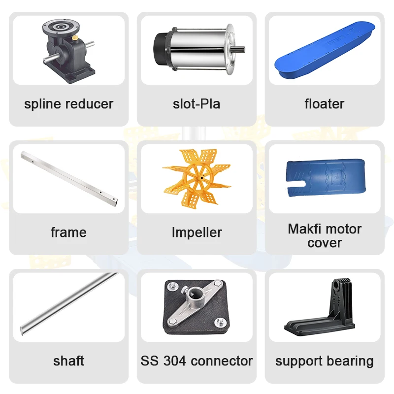 floating solar fountain pump pond aerator aquaculture solar powered aerator