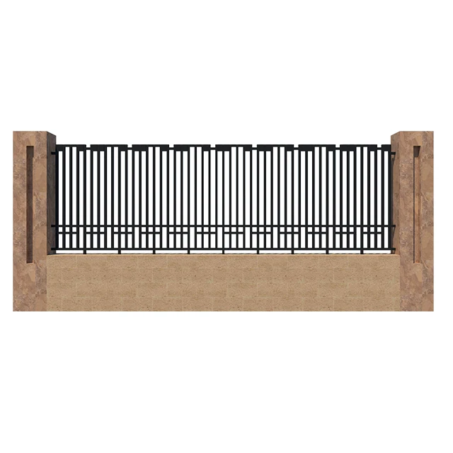 Индивидуальный садовый железный забор кованая форма дома Дворовые здания декоративный трубчатый