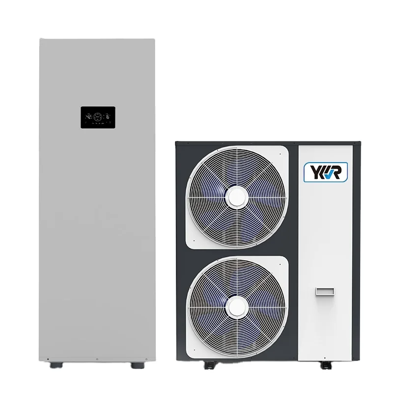 Fashion design environmental protection equipment water heaters r290 commercial all in one 9kw heat pump air