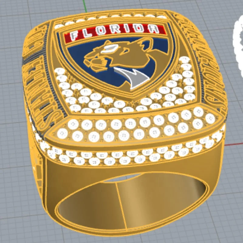 Latest High Quality Florida Panthers Champion Ring Gold Commemorative Gift Customized Ring