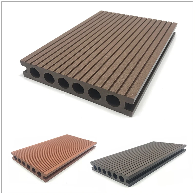 High quality new technology composite outdoor wpc wood waterproof decking