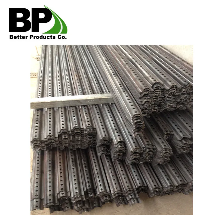 Customized Steel U Channel Traffic Road Warning Sign U Post Versatile Perforated U Post for Mechanical and Structural Purpose