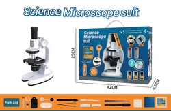 Students Smart Education Science & Engineering Toys Children Biological Microscope Kit for Kids