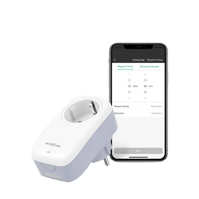 BroadLink Phone Control Power Wireless Smart Home Wifi EU 16a Power Socket Plugs