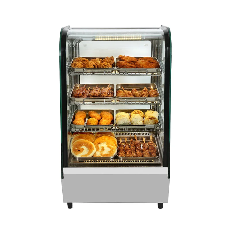 Single Temperature Commercial Refrigeration Equipment Bakery Cake Food Display Showcase Cooler