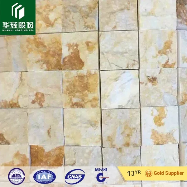 Yellow Sunny Beige marble 30x30 background wall tile decorative mosaic