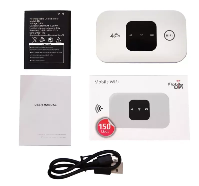 Routers Unlocked 2100mah Mifis with Sim Card Slot 4G LTE Wifi Router Hotspot 4g Lte Pocket Usb Dongle Modem mi wifi pocket wifi