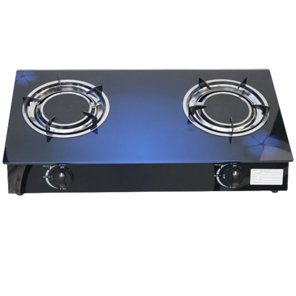 Китай, Лидер продаж, газовая плита, инфракрасная газовая плита, латунная горелка, 2 горелки, газовая плита с синим пламенем, со скидкой