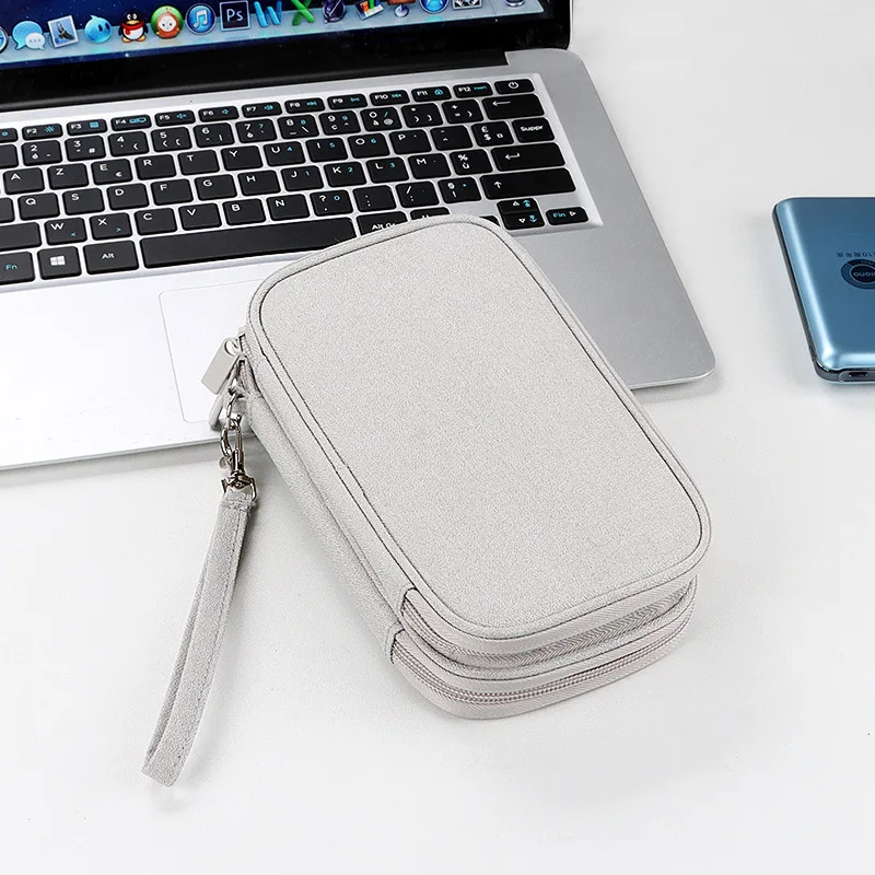 Travel Portable Digital Product Storage Bag USB Data Cable Organizer Headset Cable Bag Charging Treasure Box Bag
