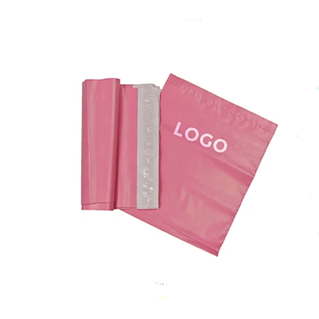 
Wholesale printed custom logo biodegradable shipping bags pink mailing bag envelope clothing packing plastic bags poly mailer 
