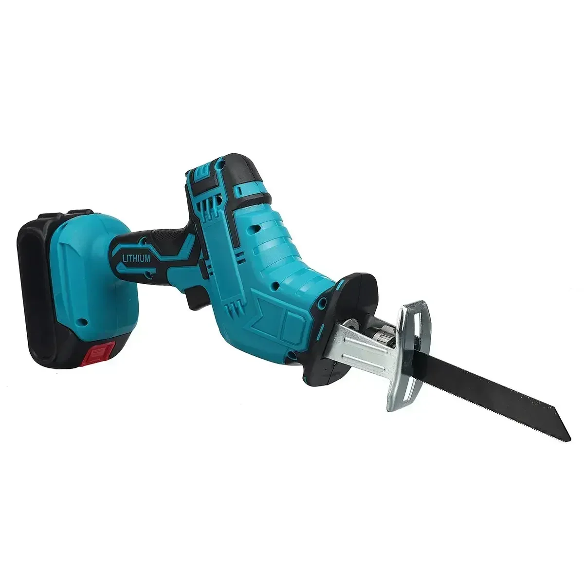 Cordless Reciprocating Saw Power Saw for Wood / Metal Cutting with 4pcs Blades Fit Makita 18v Battery