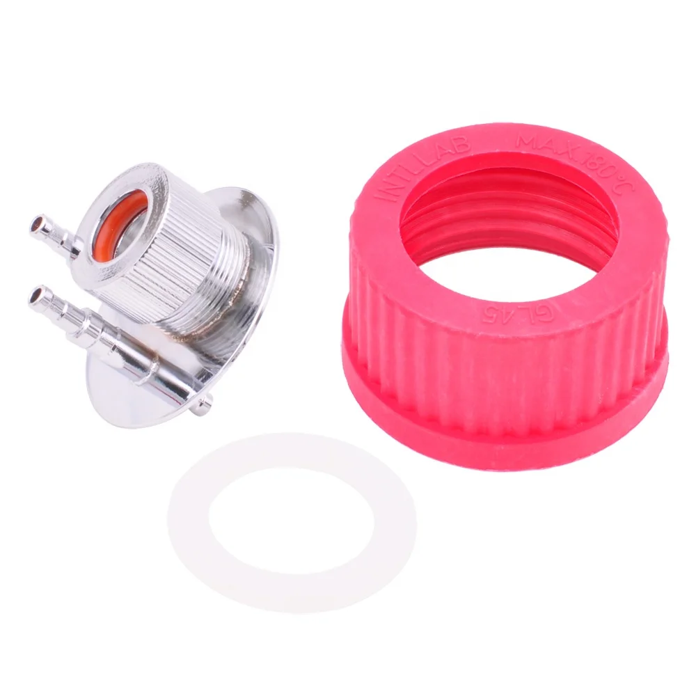
INTLLAB GL Screw Cap with 316 Stainless Steel in Laboratory Double-sided welding ,Chemical resistance 
