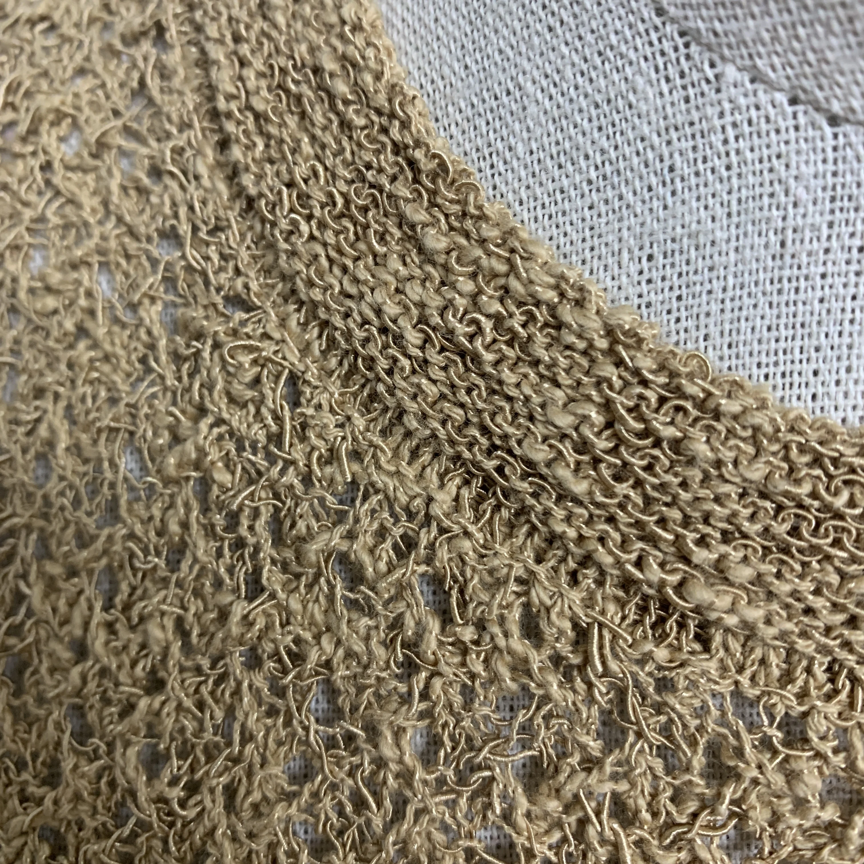 Unisex 100% Cotton Paper Nylon Hand-Woven Sleeveless Solid Color Neck-Knitted Crochet Fashionable Comfort Embroidery T-Shirt