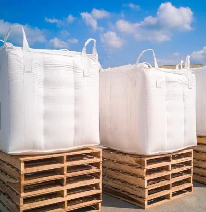 1.5 ton jumbo bags silica with UV / limestone sand polypropylene big bags /sacks with PE liner