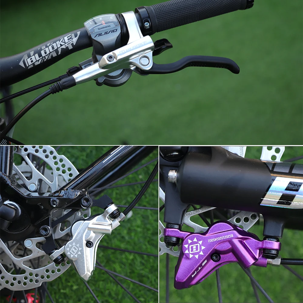 Комплект велосипедных дисковых тормозов, 4 поршня, 800 мм, 1400 мм