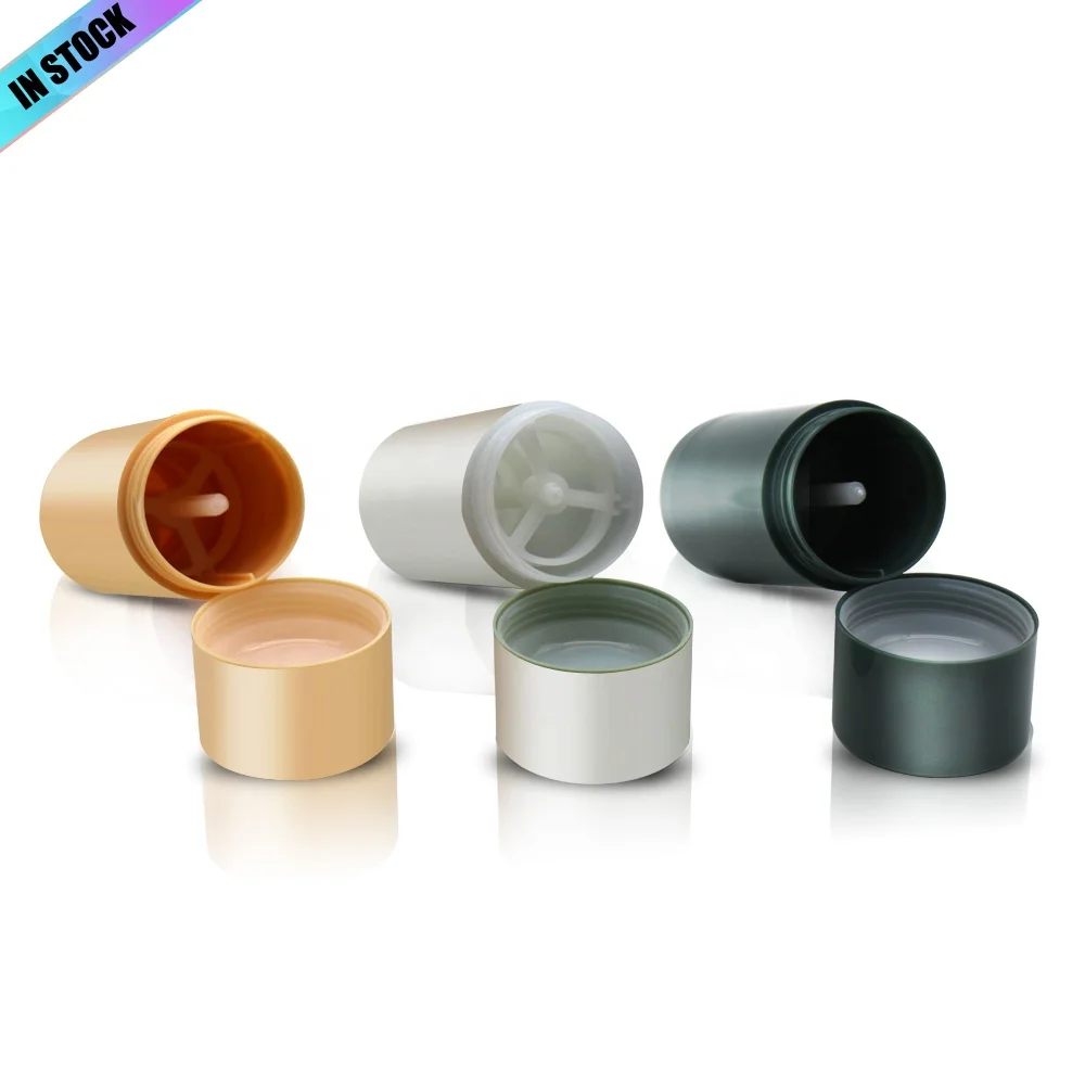 Eco- friendly Custom 75 g Luxury PP AS Plastic Cylinder Deodorant Stick Tube Container Packaging
