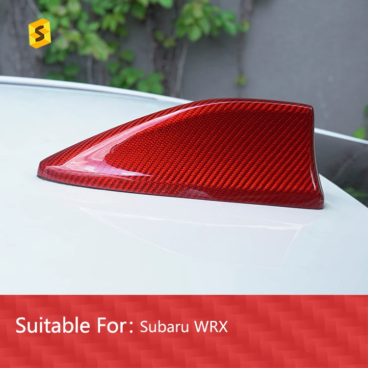 Shasha Carbon Fiber Exterior Accessories  Carbon Fiber Car Shark Fin Roof Radio Antenna For Subaru WRX BRZ 2022