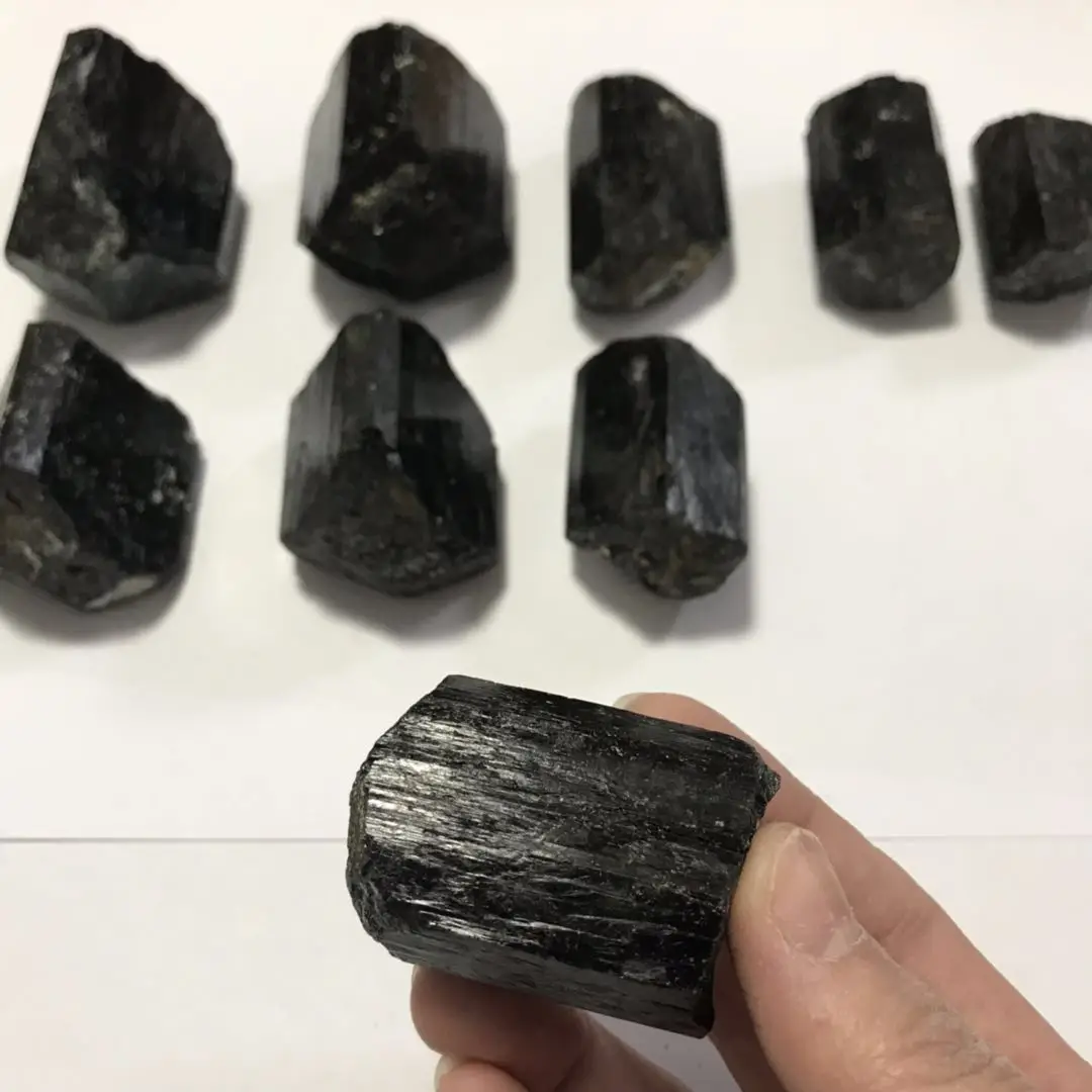 Wholesale Black Tourmaline Stone Natural Raw Black Rough Tourmaline High Quality Tourmaline Ore