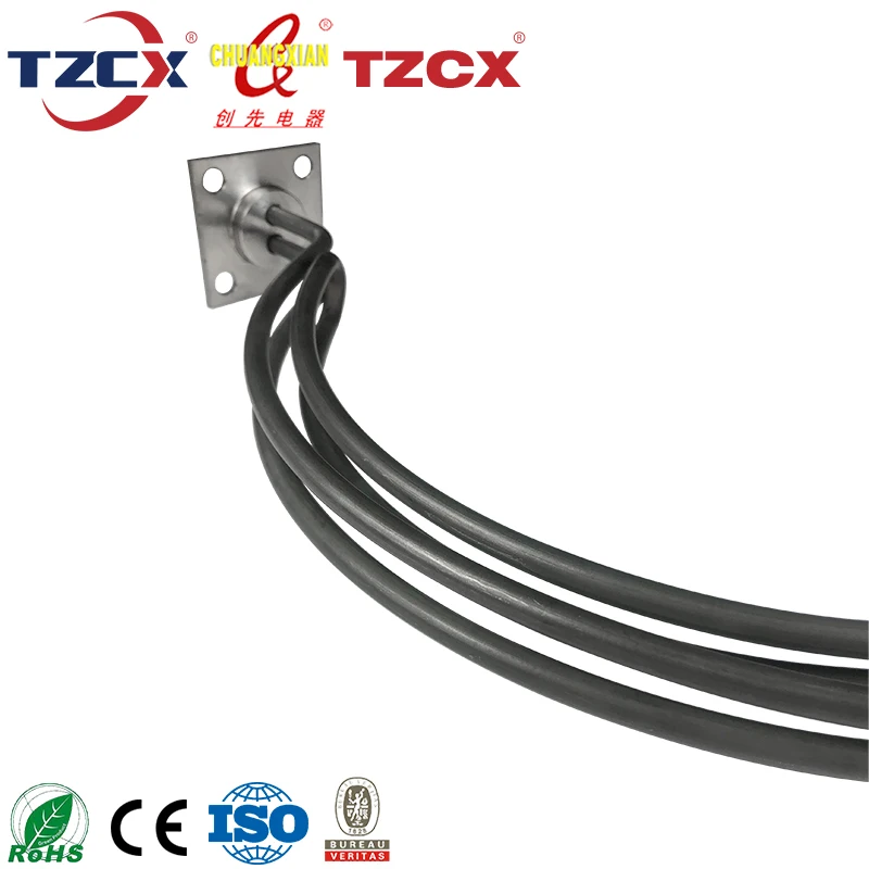 Green 304 Stainless Steel Heating Element for Liquid Tubular Heaters Custom-made Heater Pipe