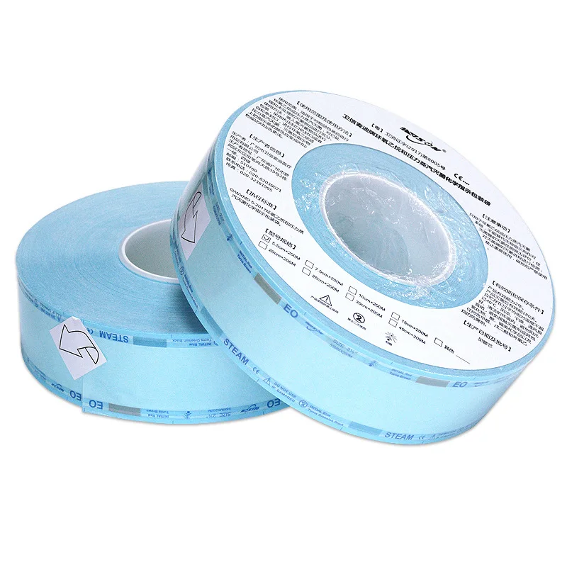 High temperature rolling bag dental roll bag for dental tools sterilization rolling pouch for medical