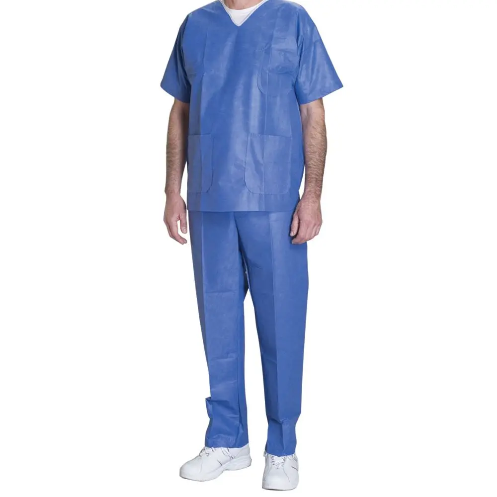 Disposable Patient gown/medical clothes/Non woven/PP/PE/SMS/OEM