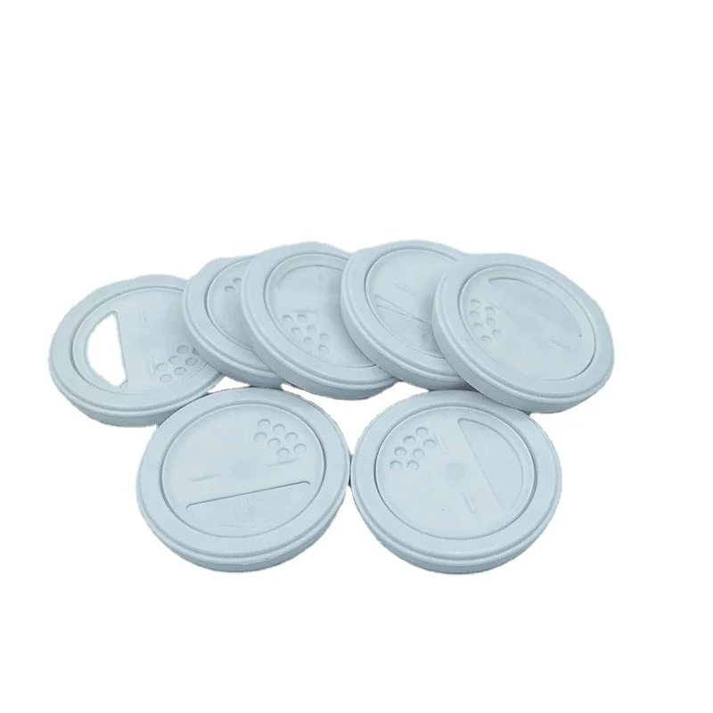 Plastic PP Paper Tube Cap Food Container Shaker Lid CANS PE Free Customized Plastic Cover Round Push Pull Cap Accept Negotiated