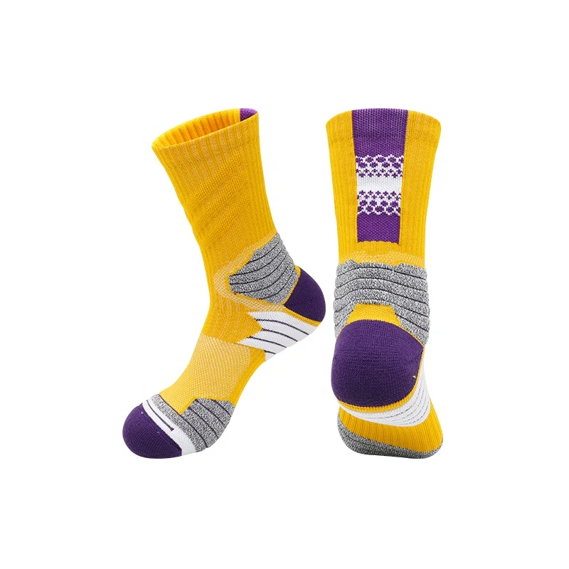 LINGTU 3367 wholesale sports socks high quality cotton elite basketball socks professional basketball socks