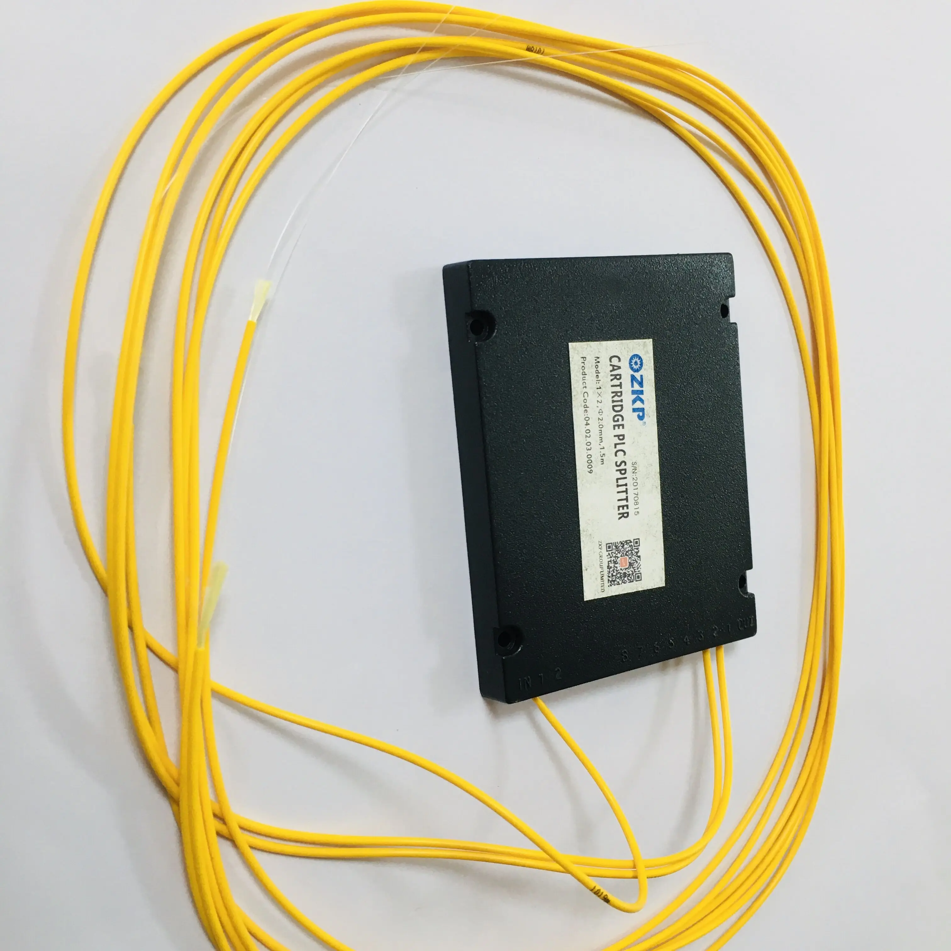 FTTH сеть 1*2 SC/APC Волоконно-оптический сплиттер ABS картридж box PLC