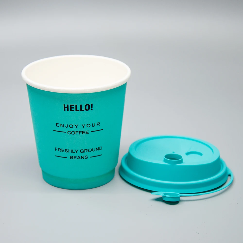 7oz 8oz 9oz 10oz 12oz 14oz 16oz Custom Disposable Coffee Paper Cup Custom Paper Cups with Logo Double Paper Cups