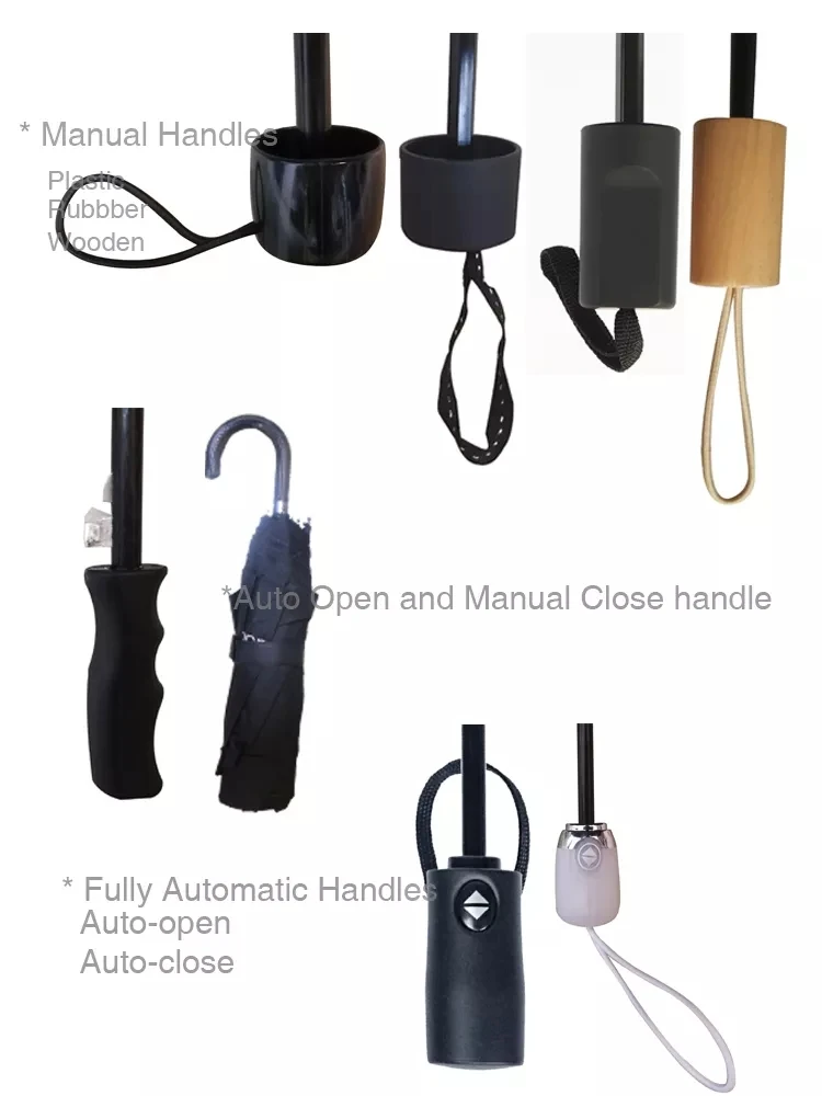 Custom Logo Printed 3 Fold Umbrellas