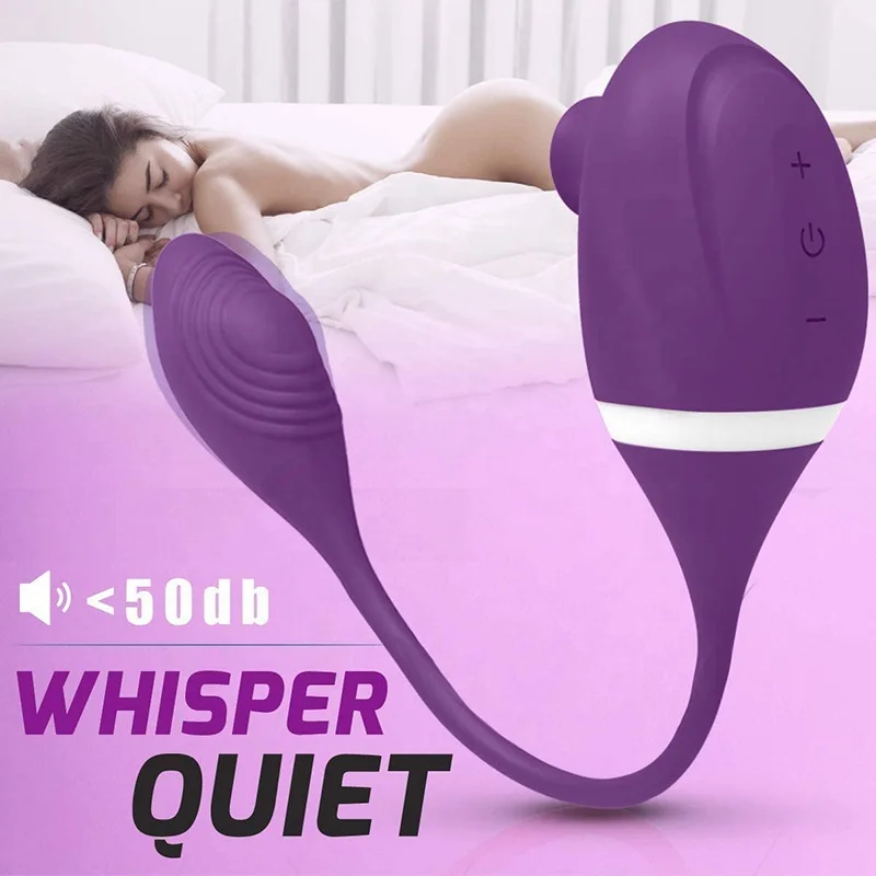 
Kegel Ball Dual Vibration Stimulation Nipple Clitoris Sucking Vibrator Vaginal G-Spot Orgasm for Adult Female Couple Sex Toy 