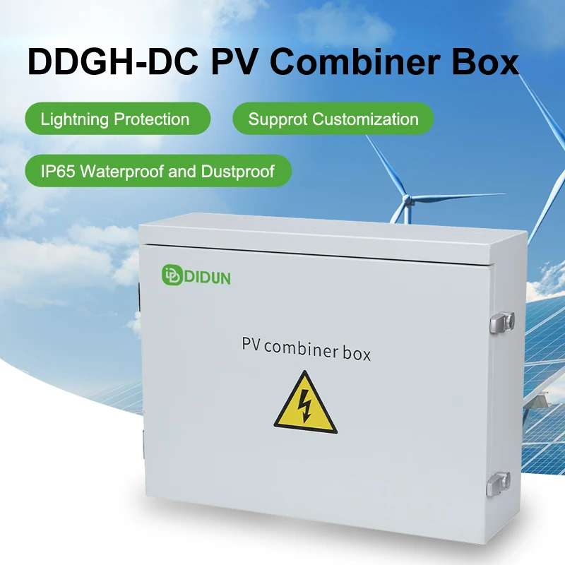 High Quality DDGH 26 28 30 32 in 1 out Waterproof IP65 Outdoor 3 Phase 36Way Solar Photovoltaic Smart PV Combiner Box