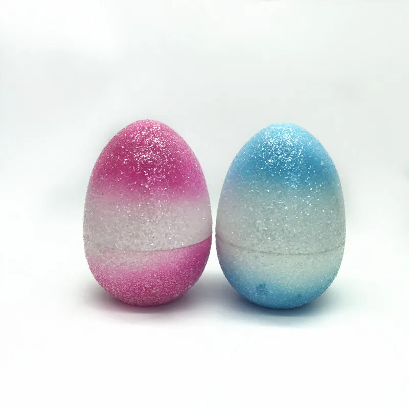 
Hot selling 15cm plastic gift party large easter egg spray paint on powdered plastic easter egg 