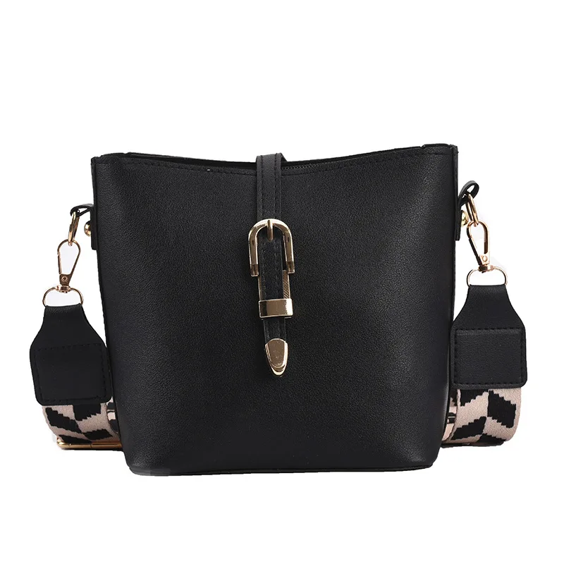 
2021 Summer New Women Hand Bags Korean Version Of The Simple Pure Color Texture Handbags One-Shoulder Sling Bag Female 