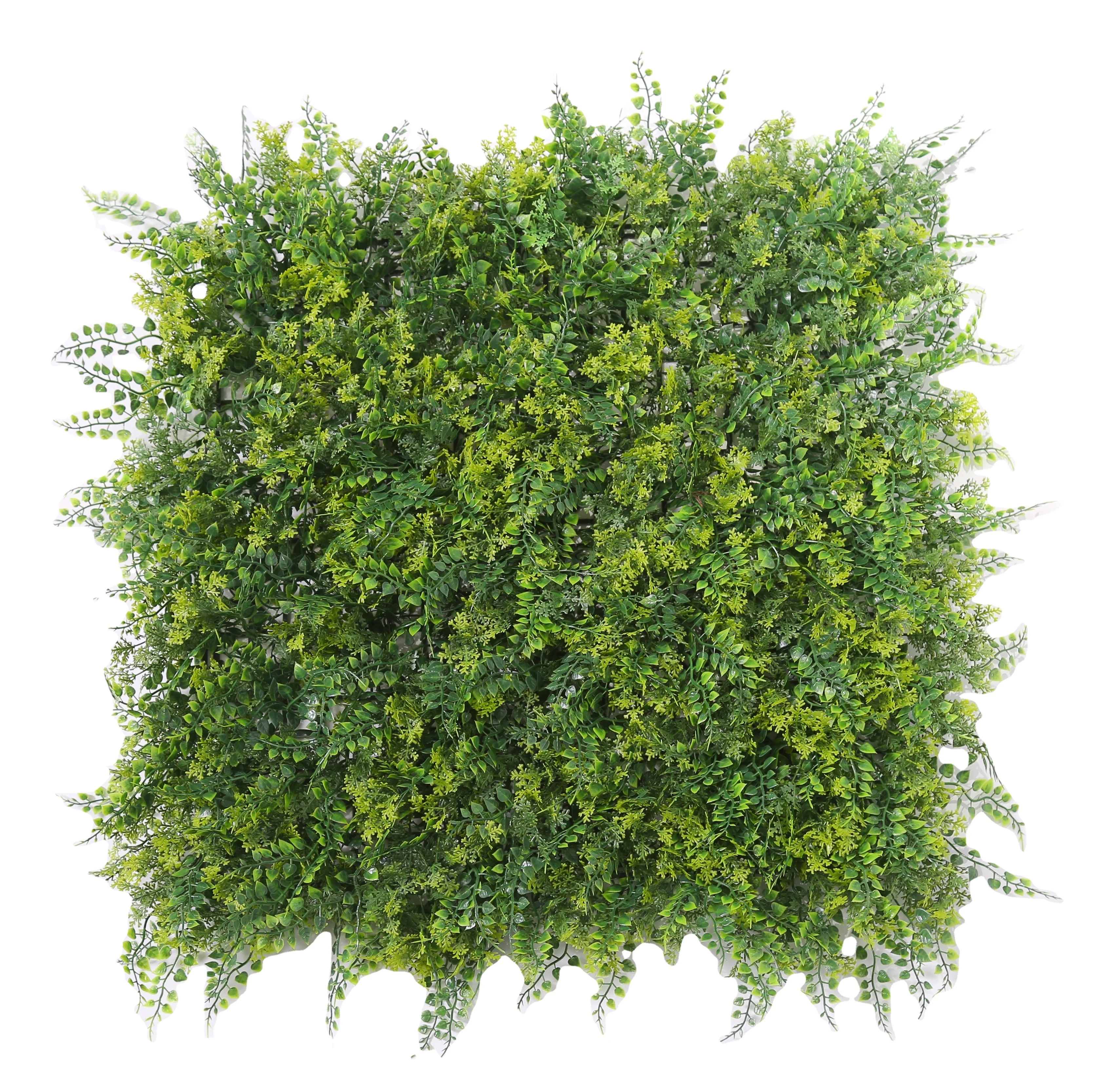 Outdoor Green Plant Artificial Climbing Wall Plastic Flowers Industrial Wall with Artificial Grass Indoor/Outdoor Use