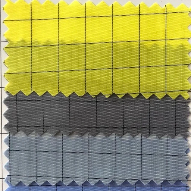 Graphene fabric for clothing Fabric Anti Static Radiation Conduction ribstop black line anti bacterial Fabric