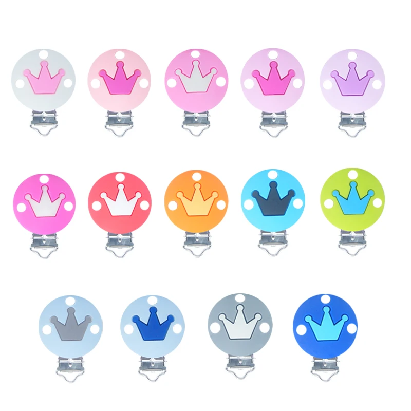 
Safety Silicone Pacifier Clips Teething Toys Silicon Pacifier Clip Baby 