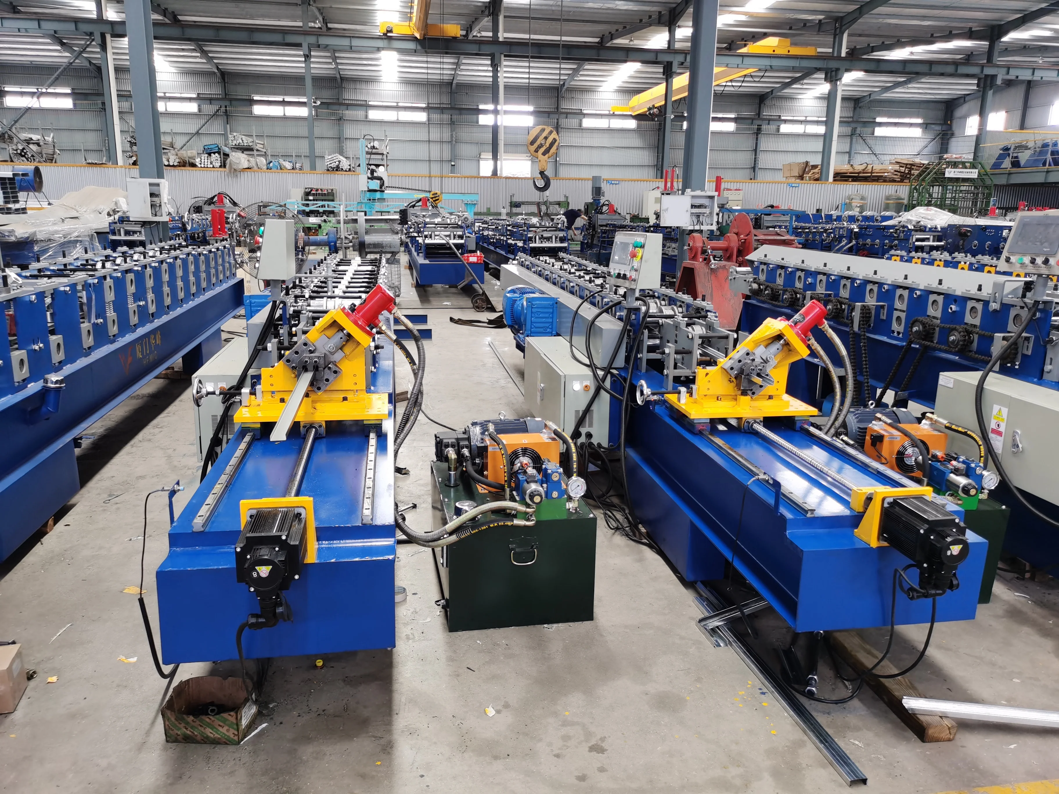 U Shape Channel Purlin Roll Forming Machine Keel Frame Profile Roll Forming Machine