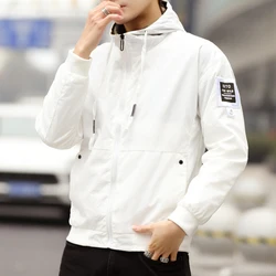 Wholesale custom 2020 spring casual sports men bomber jackets coats with hooded