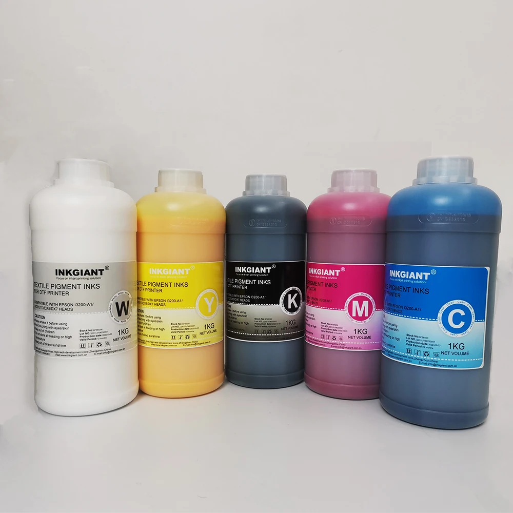 High quality best-selling pigment ink applied to DTF printer for clothes printing