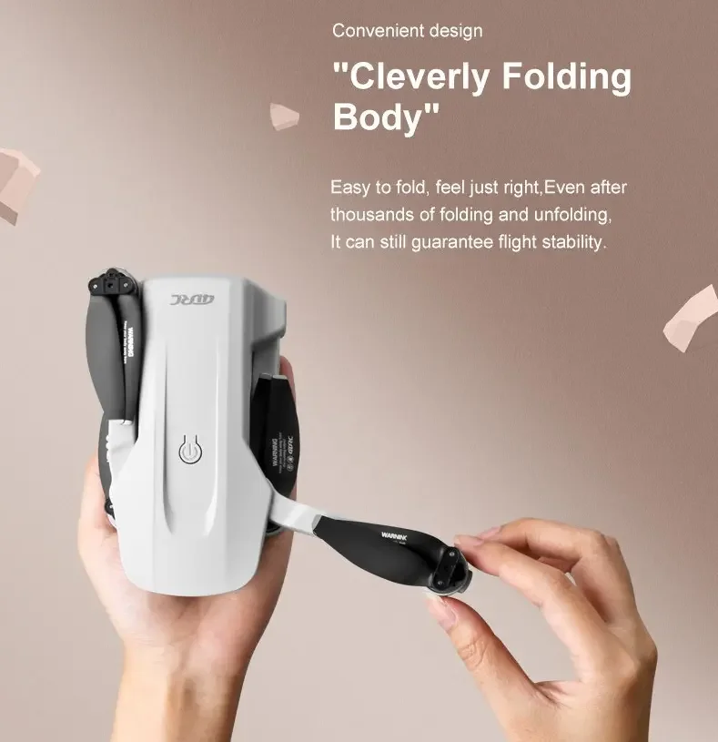 F8 Professional Mini Drones with 4K HD Drone Camera and GPS Long Range Foldable FPV Drone