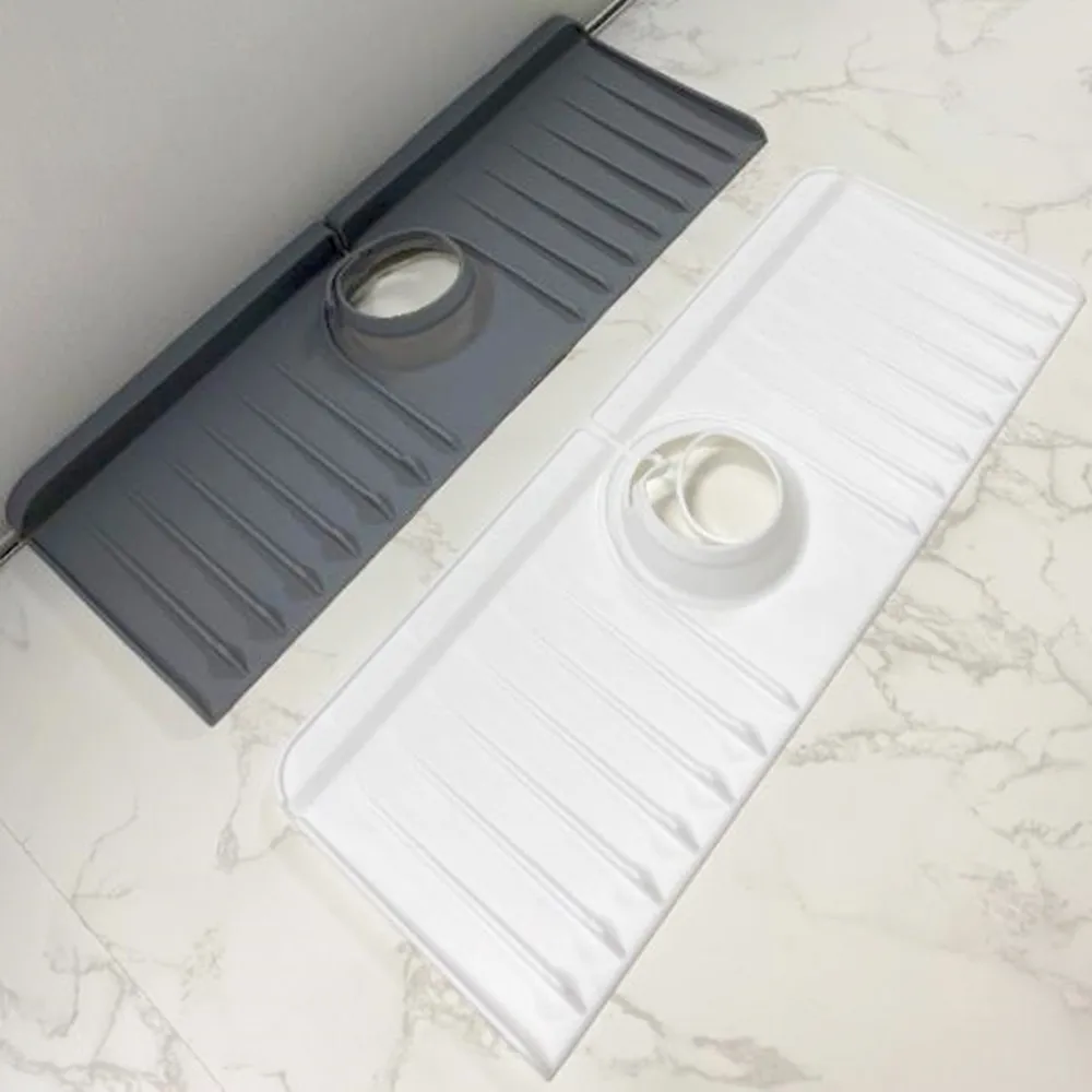 New Design Kitchen Silicone Faucet Sink Mat Splash Guard for