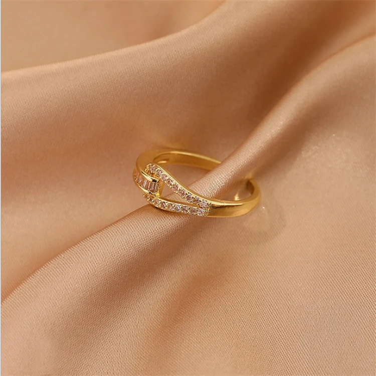 Korean version of the simple index finger ring fashion personality open ring temperament female ring