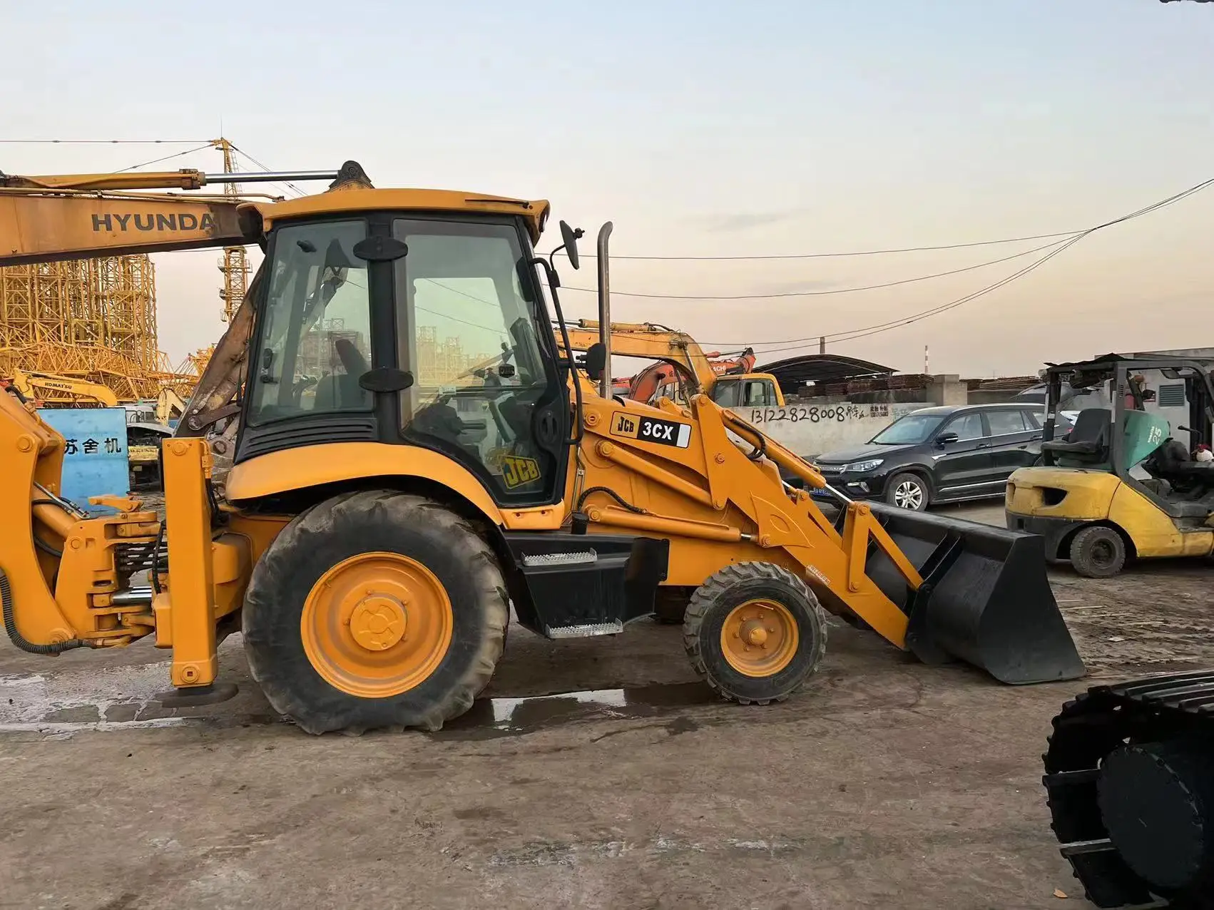Good Condition Cheap Price Used JCB 3CX Used Backhoe Loader 100 HP Used JCB 4CX Backhoe Loaders For Sale
