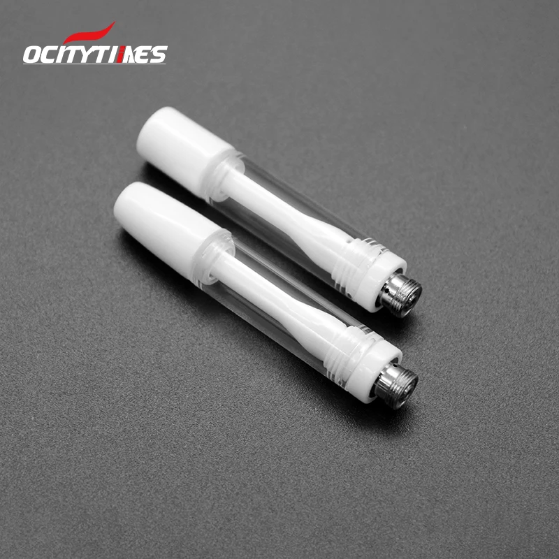 
super thick carts CBD atomizer tanks 510 oil vaporizers 1ML with all white body 