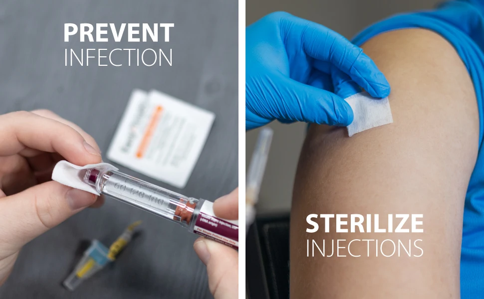 200Pcs Hand Wipes Individual Wrapped Travel Size Wet Wipes Hand Cleaning IPA Wipes